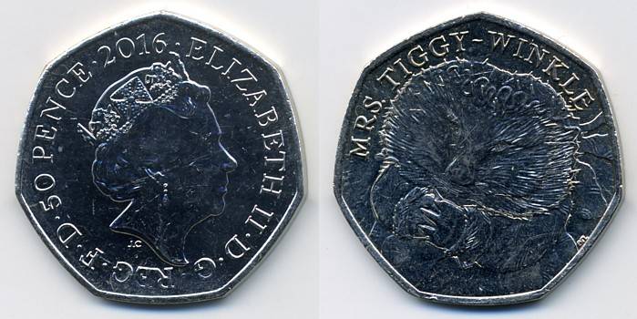 50p Miss Tiggywinkle