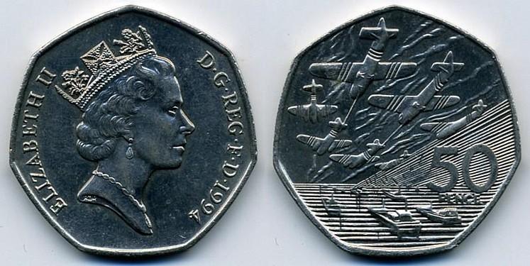 1994 D-Day 50p