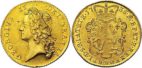 1738 two guineas