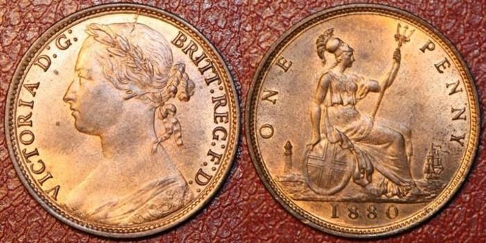 1880 penny