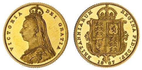 1887 half sovereign