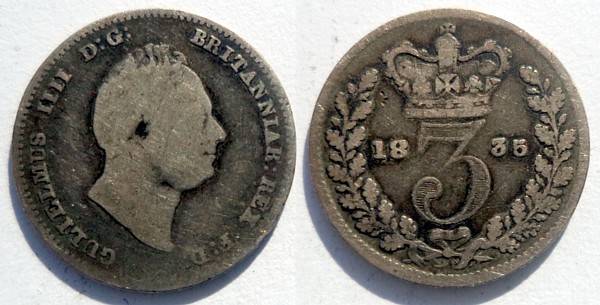 1835 Threepence