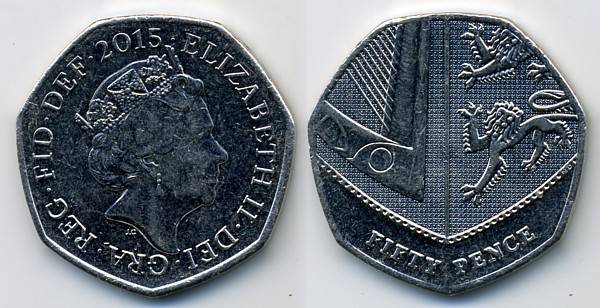 Isaac Newton 50p