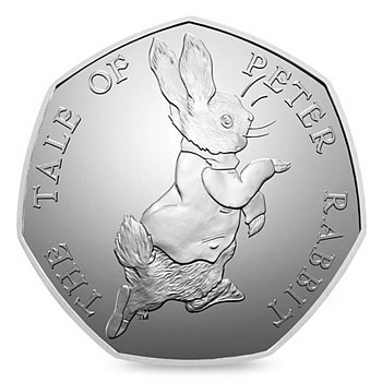 50p Peter Rabbit