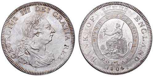 1804 Bank of England dollar