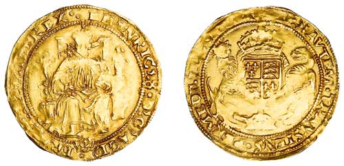 Henry VIII half sovereign