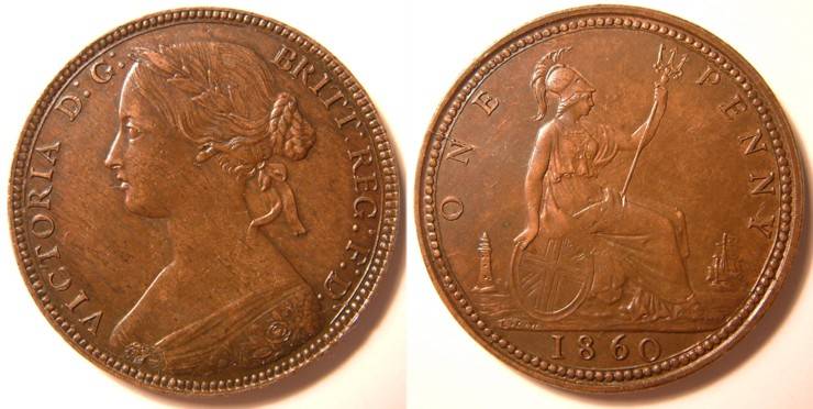 1860 mule penny