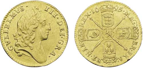 1695 half guinea